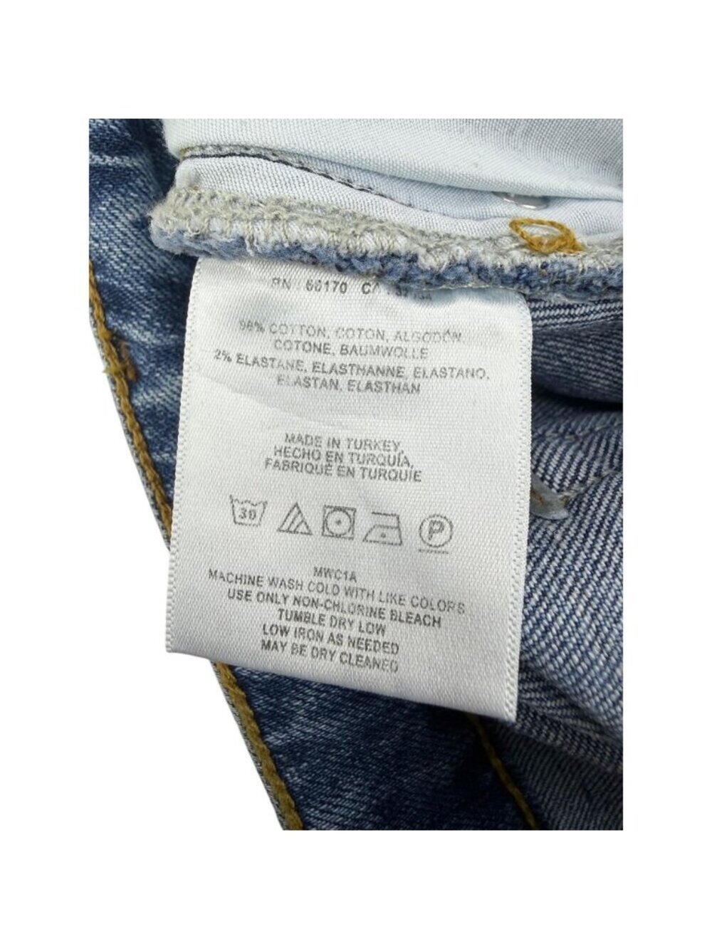 Anthropologie Pilcro and the Letterpress Asymmetrical Midi Denim Skirt - Picture 4 of 5